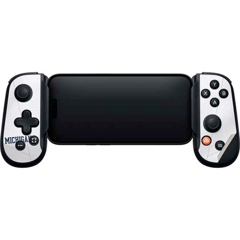 University of Michigan White Jersey Backbone One for iPhone Game Controller Skin